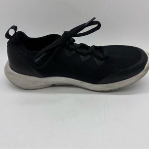 OOfos OOmg Sport LS Lace Up Sneaker Recovery Black  Womens Size US 7 EU 38